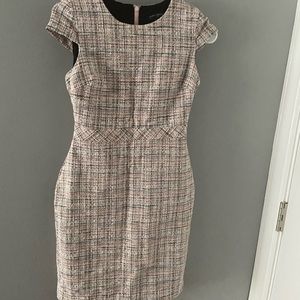 Baby Pink Tweed Dress from Banana Republic